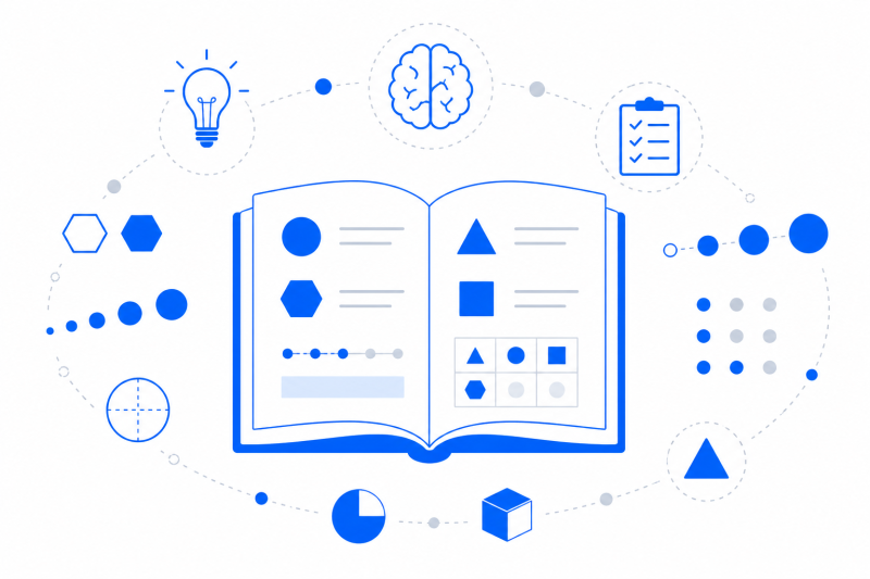 Educational illustration representing IQExamFree's mission of accessible cognitive self-assessment